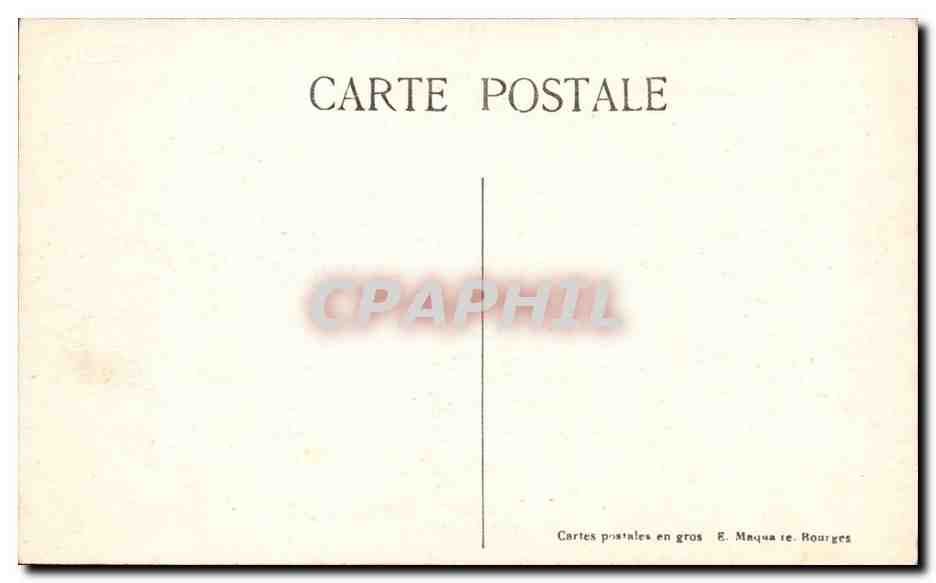 Bourges CPA Hotel Lallemant La tourelle et porte d'entree — Rückseite