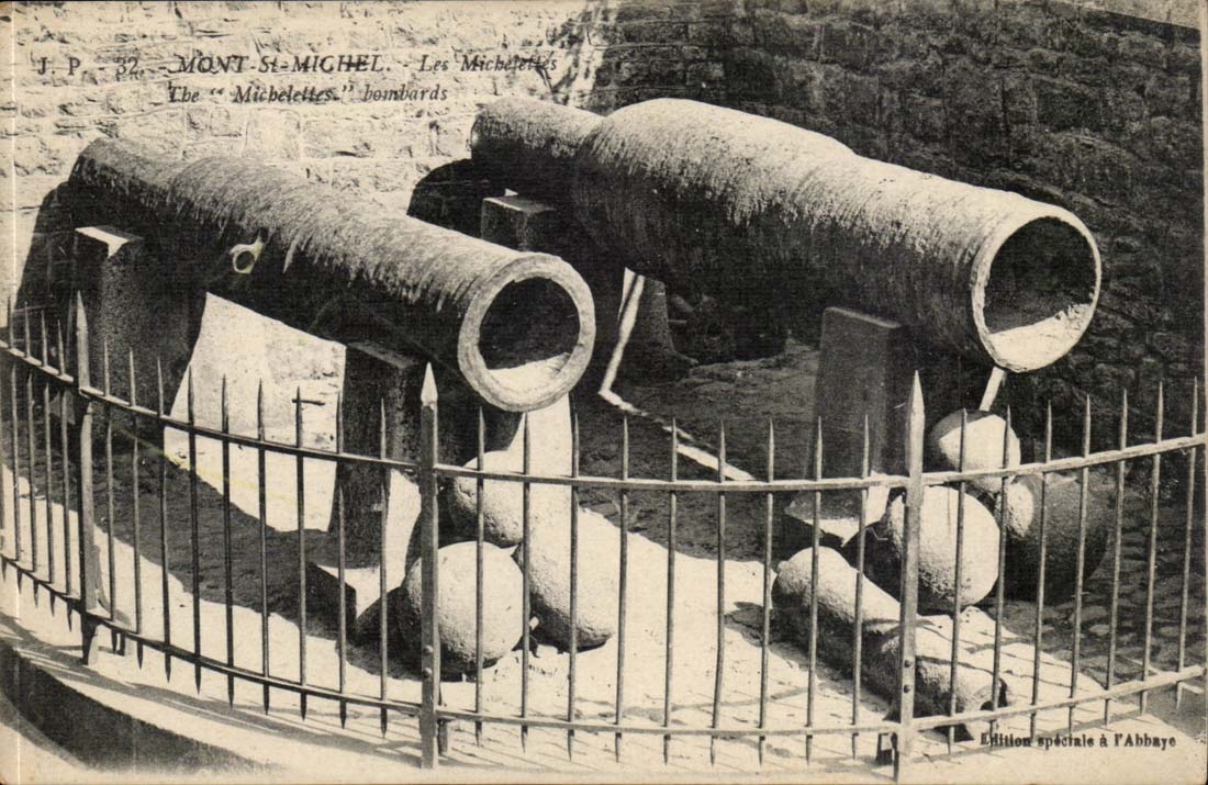 Mont-Saint-Michel — Le « Michelettes » bombardoni — Edizione speciale all'Abbazia