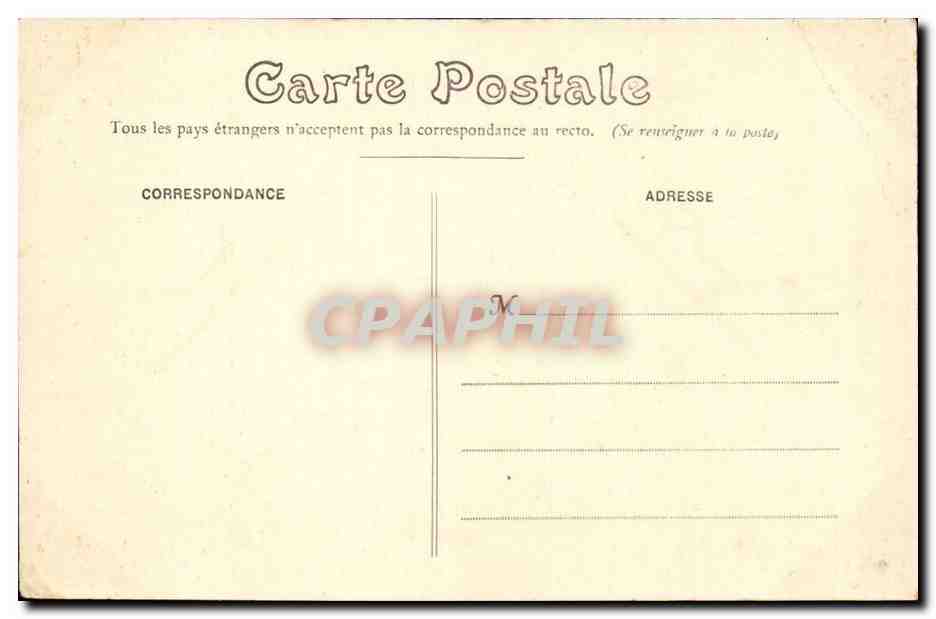 Meaux CPA Interieur de la cathedrale Les orgues — Rückseite