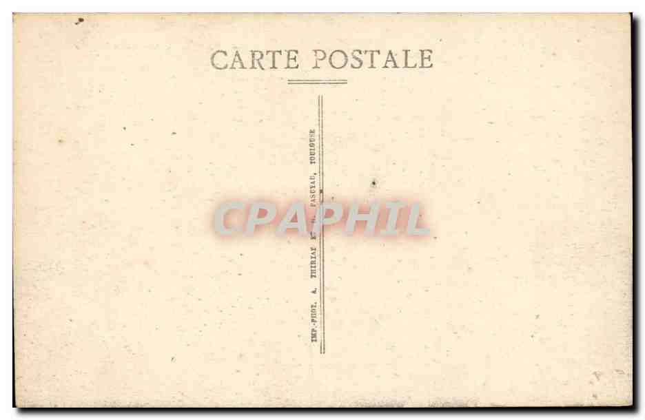 Paris CPA Place de la Bastille — Rückseite