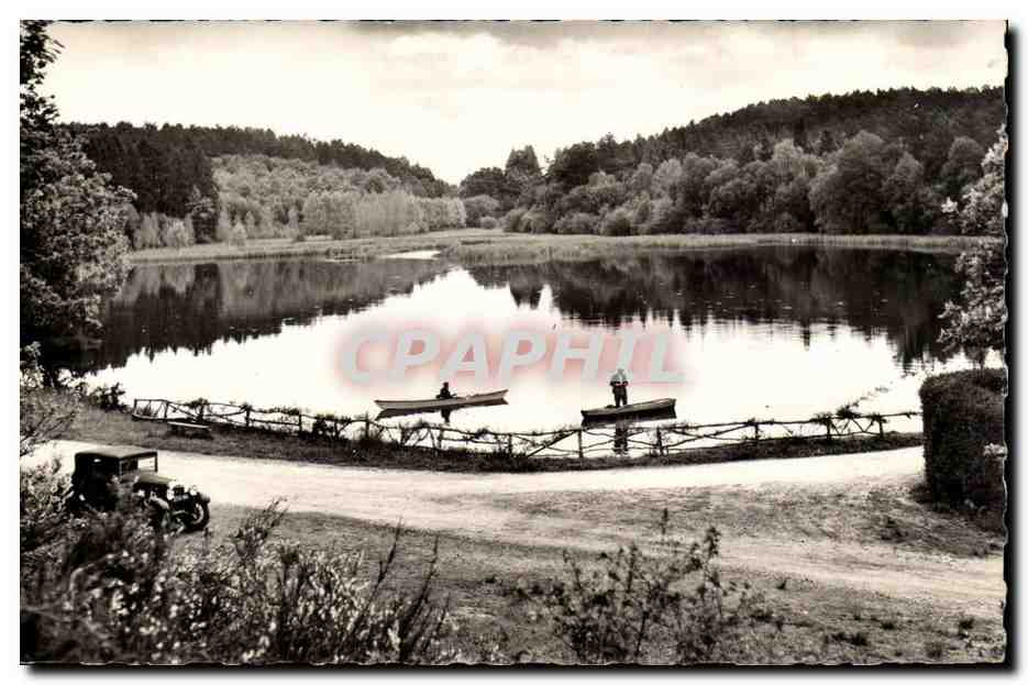 Environs de Bagnoles de l'Orne CPA Vallee de la Cour le lac 