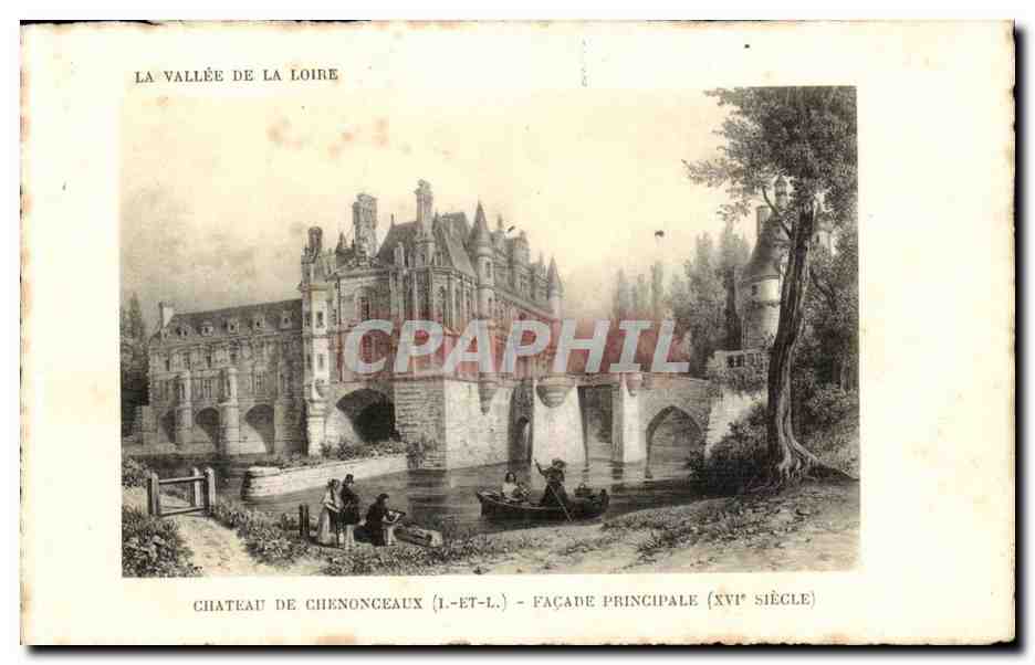 VAllee de la Loire Chateau de Chenonceaux CPA Facade principale (16eme)