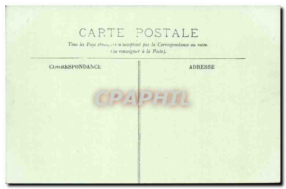 Langeais CPA Le chateau Facade interieure — Rückseite