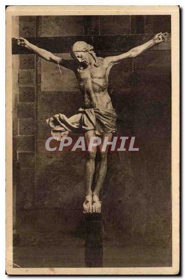 Le Christ des Mauges CPA Eglise de la Romagne