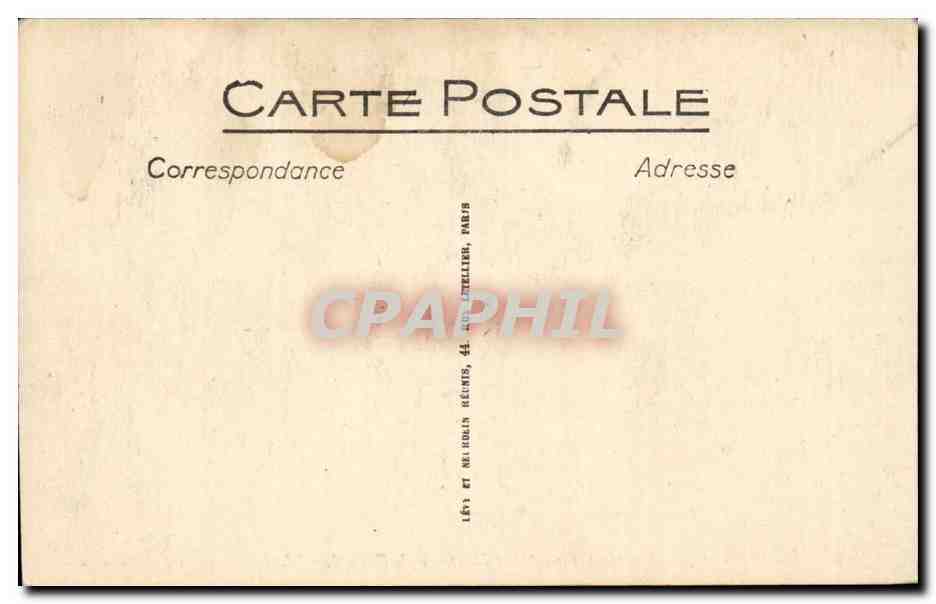 Luchon CPA Etablissement thermal et montagne de Cazaril — Verso