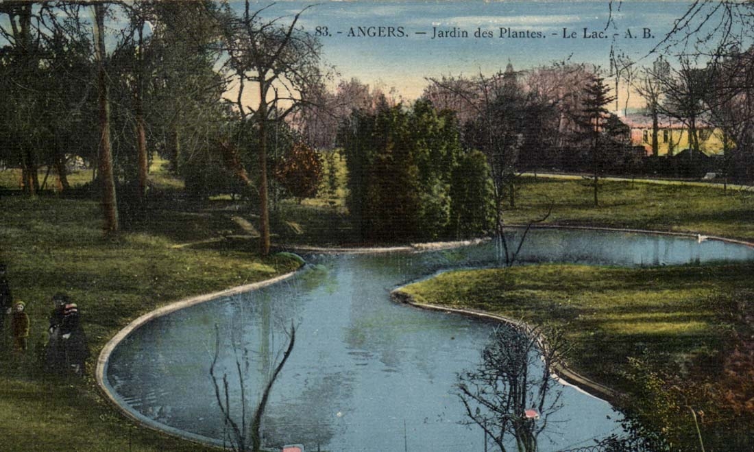 Angers CPA Jardin des plantes Le lac