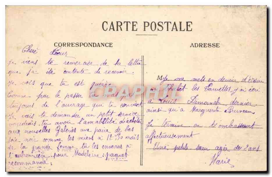 Angers CPA Jardin des plantes Le lac — Rückseite