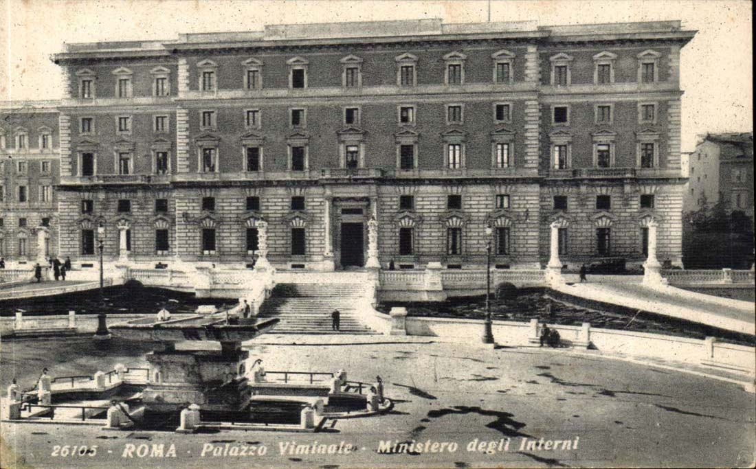 Italie Italia Roma Palazzo Vinimale Ministero degii interni