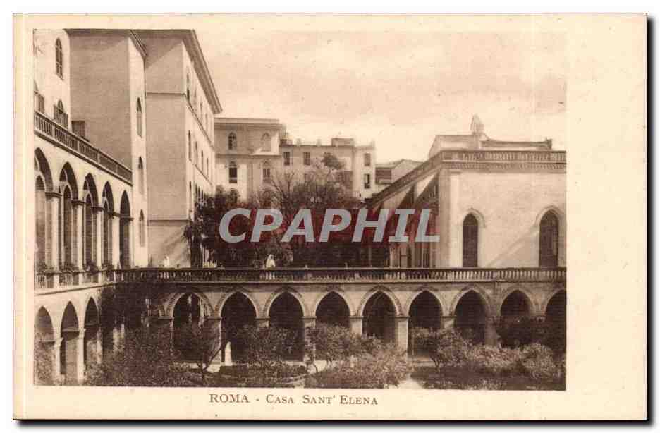 Italie Italia Roma CPA Casa Sant Elena