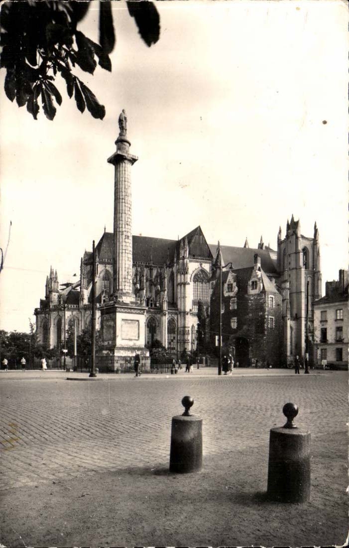 Nantes CPA Le chevet de la cathedrale Saint Pierre 