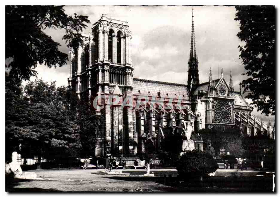 Paris CPA Notre Dame merveille de l'architecture gothique 1163 1245