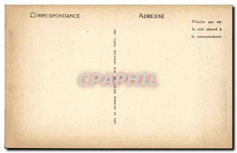 Blois CPA Aile Gaston d'Orleans — Verso