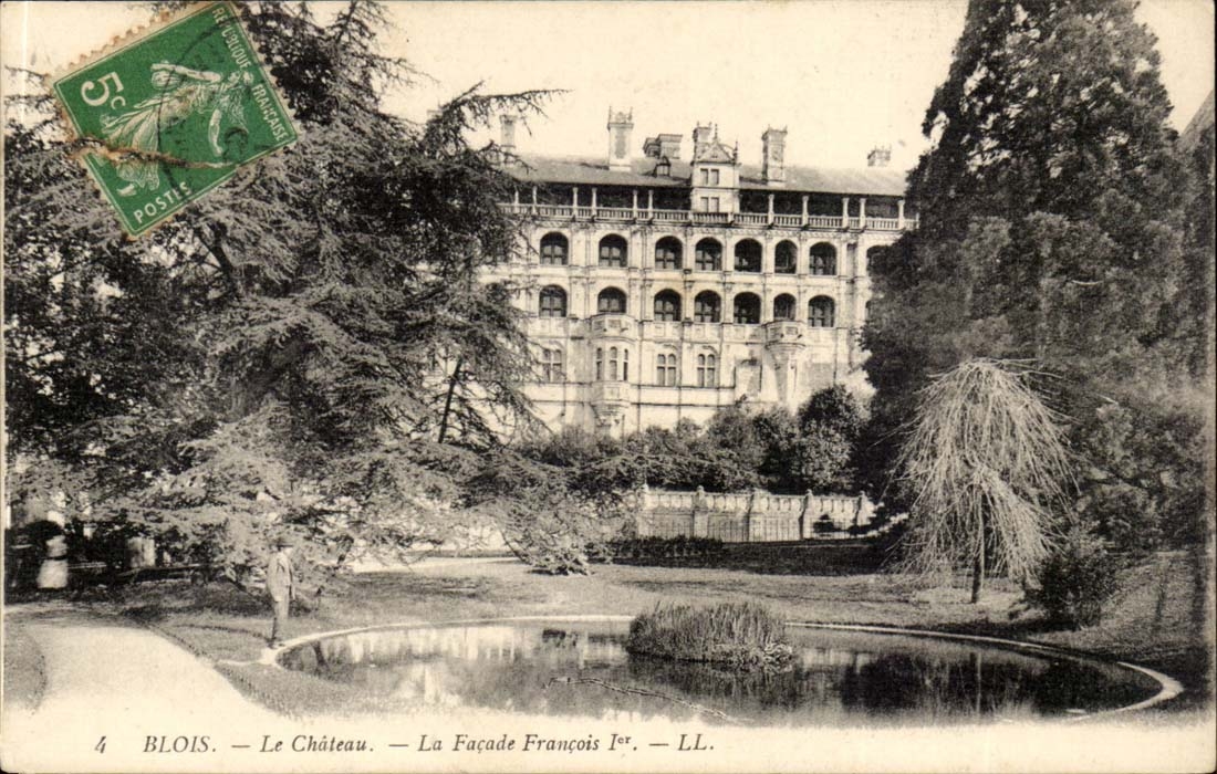 Blois CPA Le chateau La FAcade Francois 1er