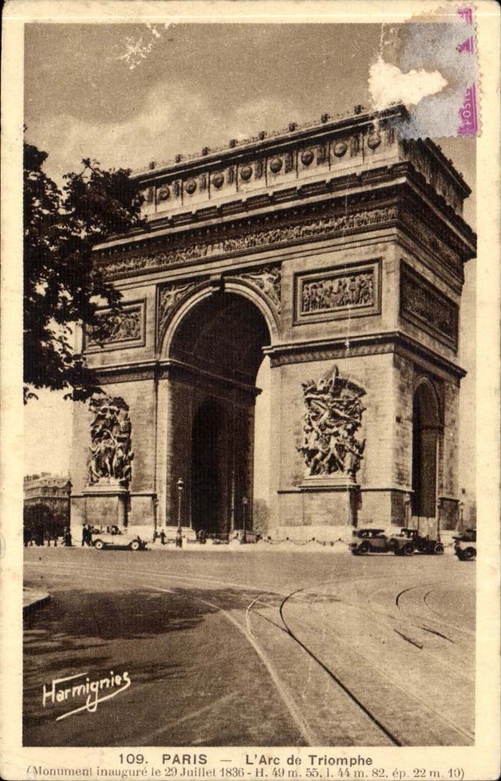 Paris — L'Arc de Triomphe — Harmignies, n°109
