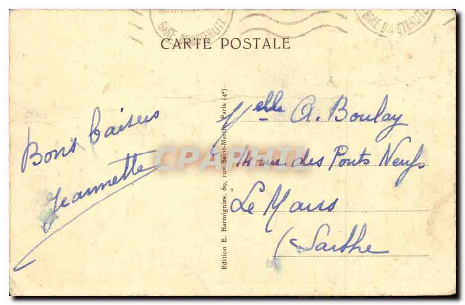 Paris — L'Arc de Triomphe — Harmignies, n°109 — Reverso