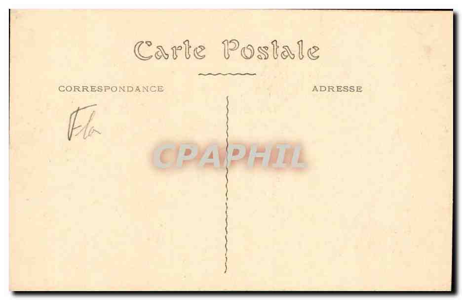 Paris CPA Invalides La chapelle — Rückseite