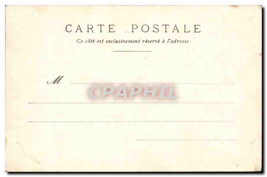 Paris CPA Trocadero — Rückseite