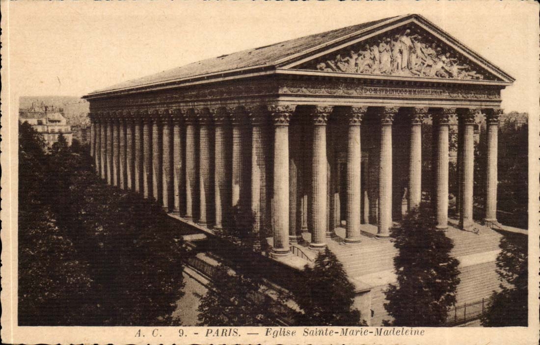 Paris CPA Eglise Sainte Marie Madeleine