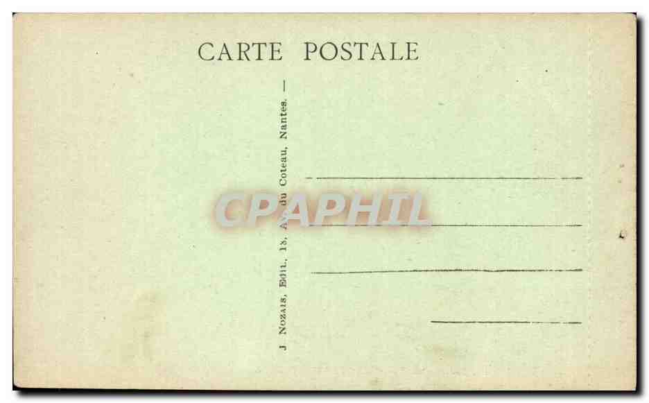 Calvaire de Pontchateau CPA Jesus est cloue a la Croix (11eme station) — Rückseite