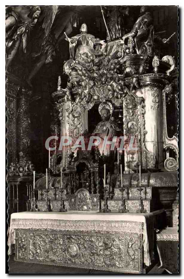 Espagne Espana Spain Santiago de Composteka Catedral Altar Mayor CPA
