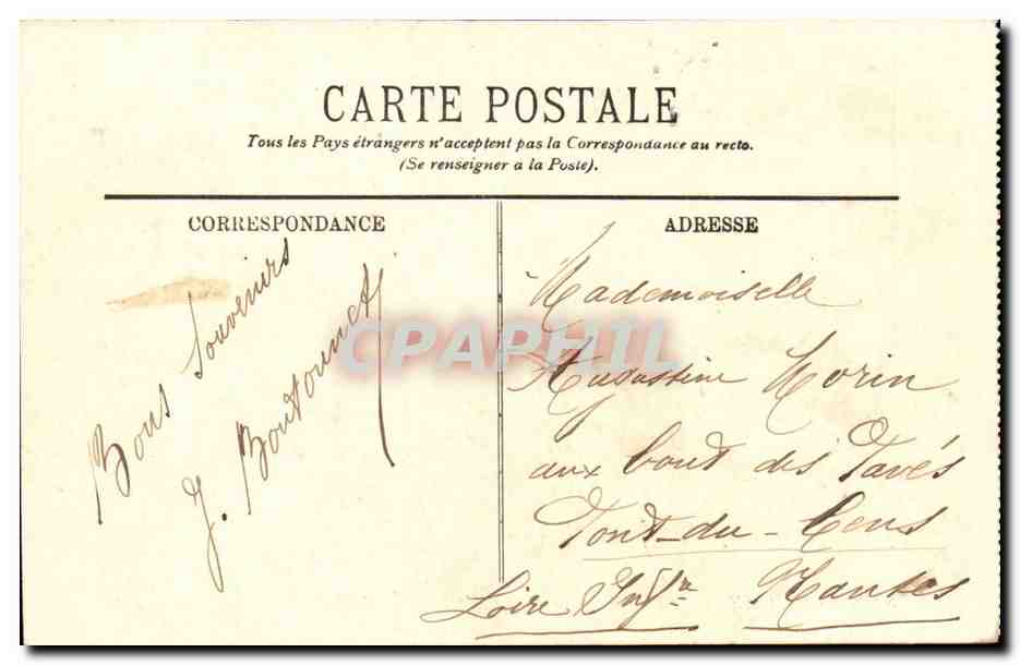Sainte Adresse CPA Le pain de sucre — Rückseite