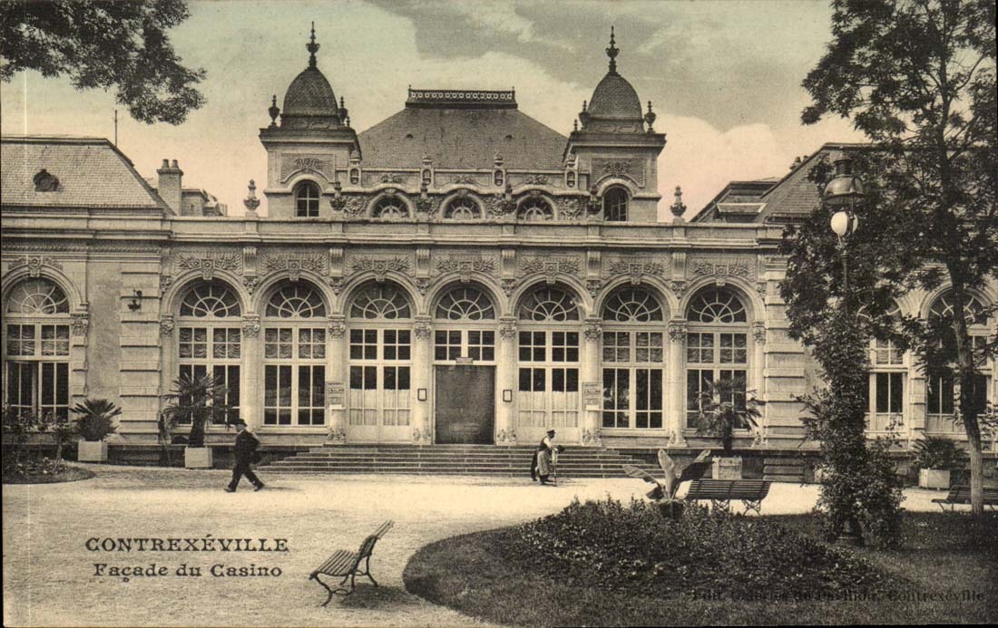 Contrexeville CPA FAcade du casino