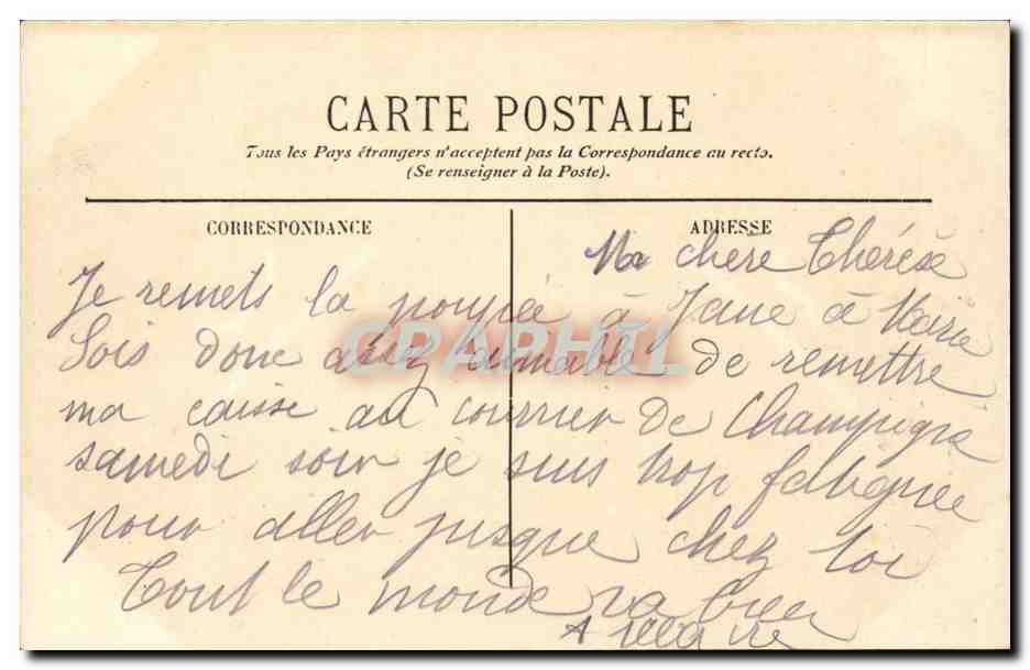 Lourdes CPA Vue plongeante — Verso