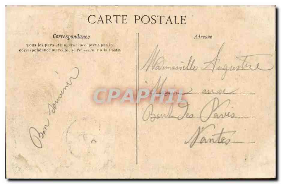 Calvaire de Pontchateau CPA La nativite de Jesus dans la grotte de Bethleem — Rückseite