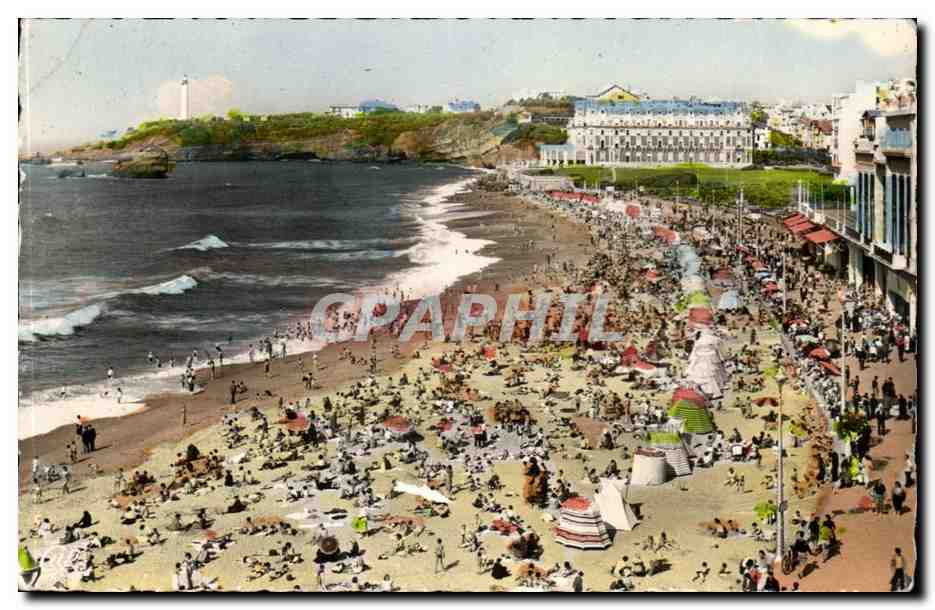 Biarritz CPA La grande plage