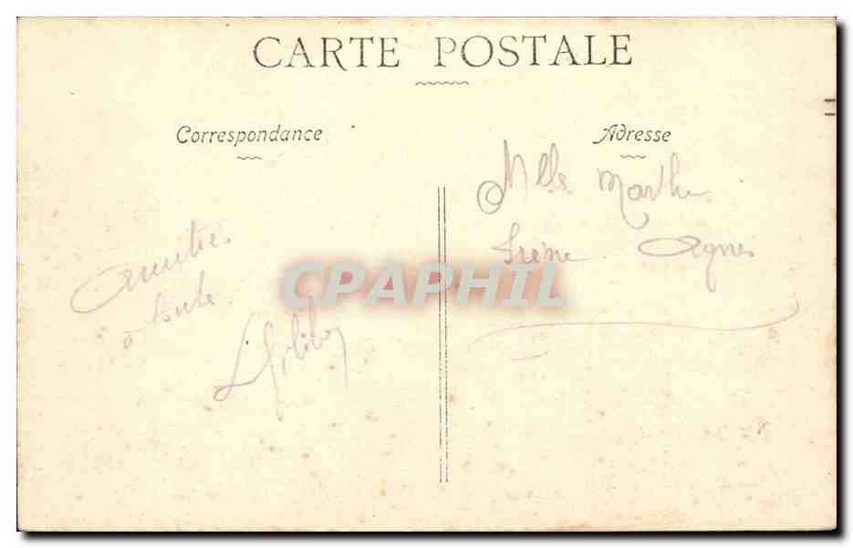 Castelsarrazin CPA Eglise Saint Sauveur — Rückseite