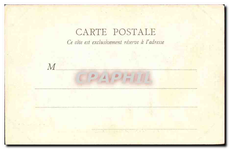 Paris CPA Grande chancellerie de la elgion d'honneur — Rückseite