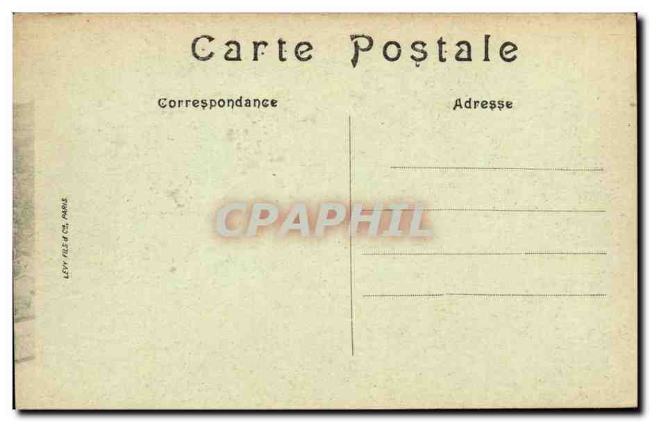 Vizille CPA Vue generale et la rampe de Laffrey — Rückseite