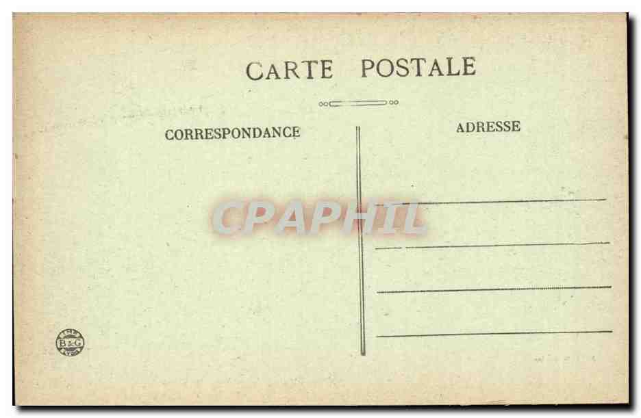 CPA Abbaye de Saint antoine Place de l'abbaye — Verso