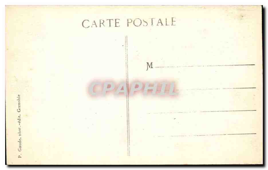 Uriagf-les-Rains — Le Château, le fort des Quatre-Seigneurs — P. Gaude, phot. -édit. Grenoble — Rückseite