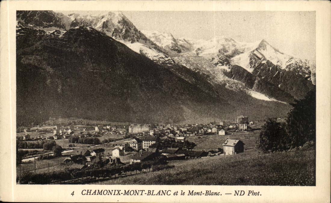 Chamonix Mont Blanc CPA 