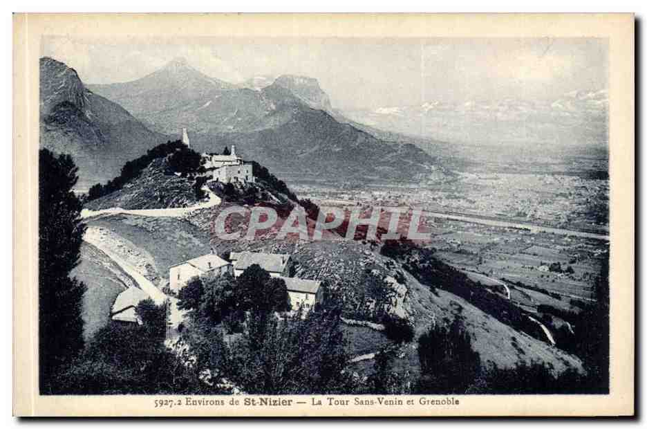 Environs de St Nizier CPA La tour Sans Venin et Grenoble