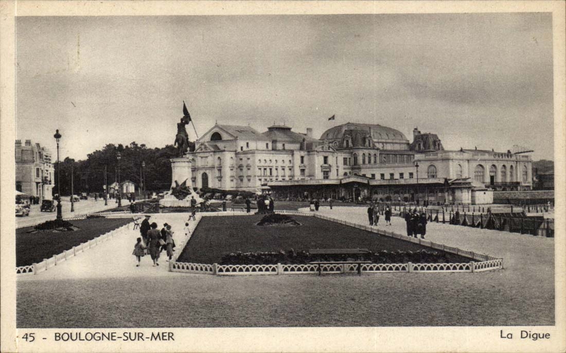 Boulogne-sur-Mer — La Digue — Édition des Galeries de Paris n°45