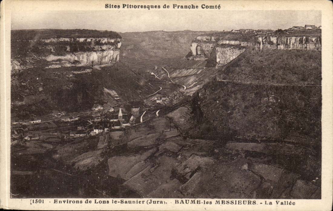 Environs de Lons le Saunier Baume les Messieurs CPA La vallee