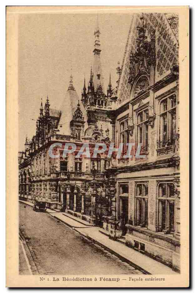 CPA La Benedictine a Fecamp Facade exterieure