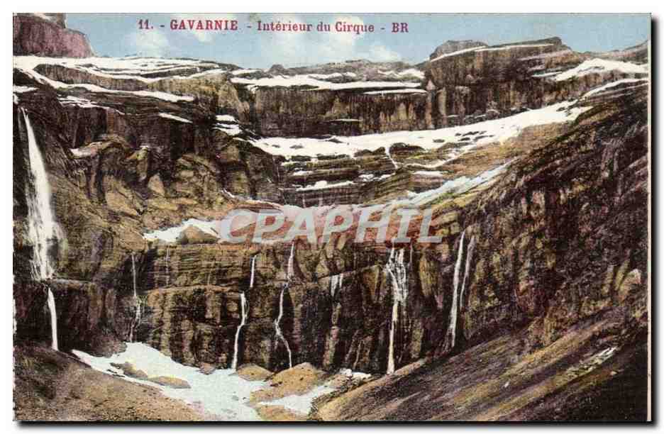 Gavarnie CPA Interieur du cirque