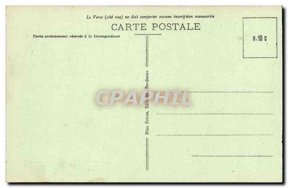 Gavarnie CPA Interieur du cirque — Verso