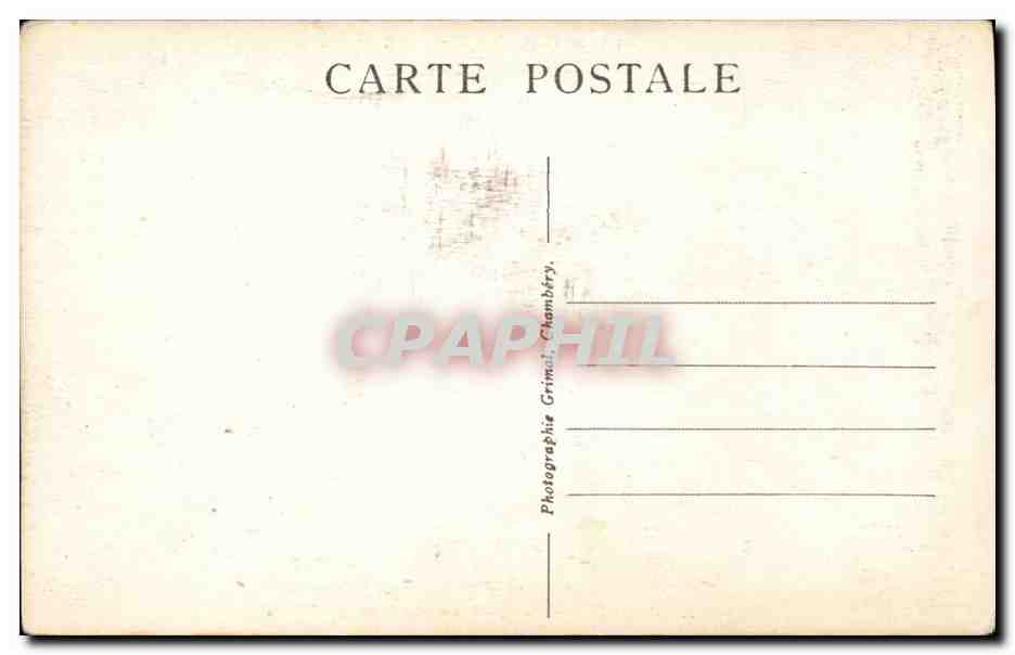 Chambery CPA Vue generale Le Nivolet (1546m) — Verso