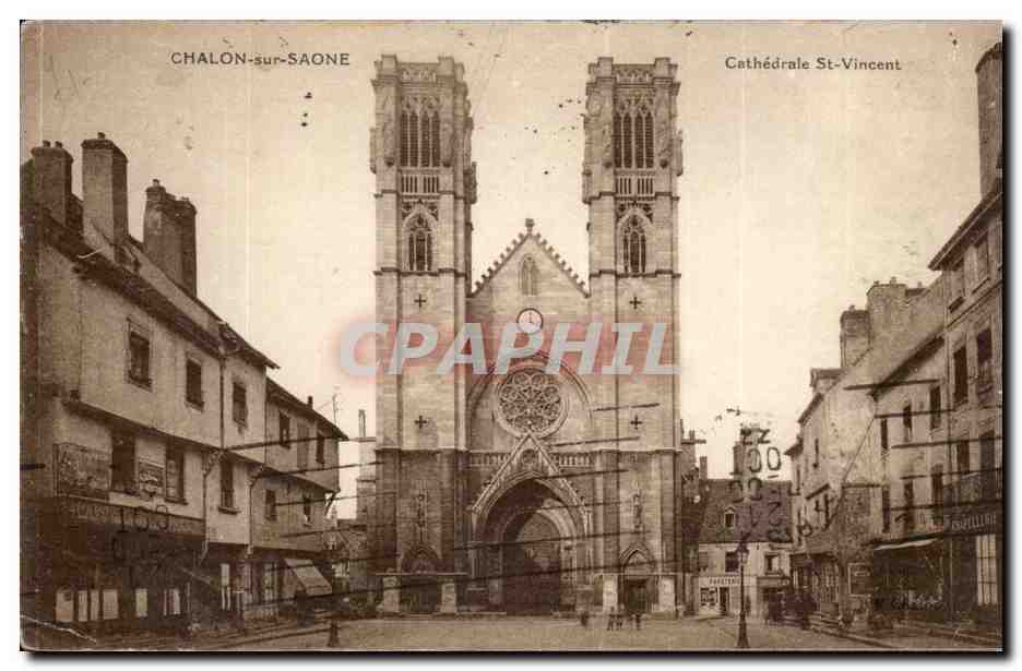 Chalon sur Saone CPA CAthedrale St Vincent