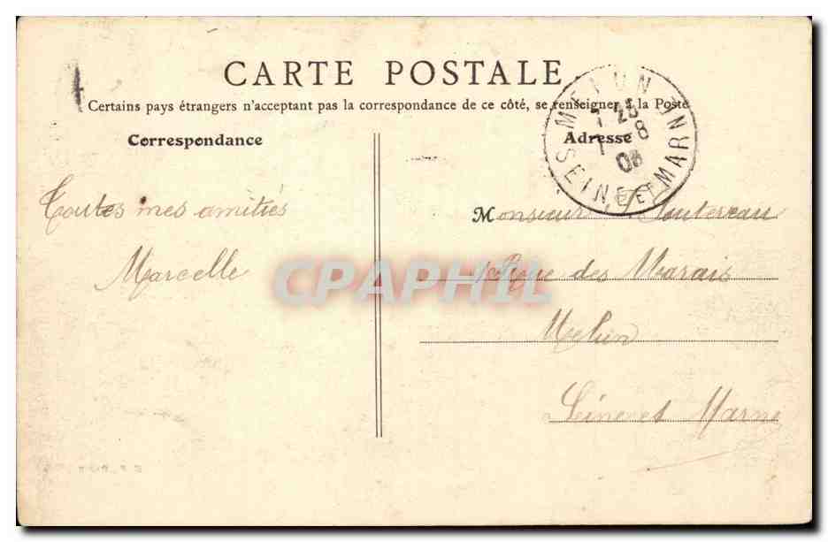 Saint Valery en CAux CPA FAlaise d'Aval Jetees CAsino Plage ESt — Back