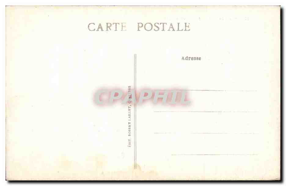 Chartres CPA La cathedrale Cote Nord — Verso
