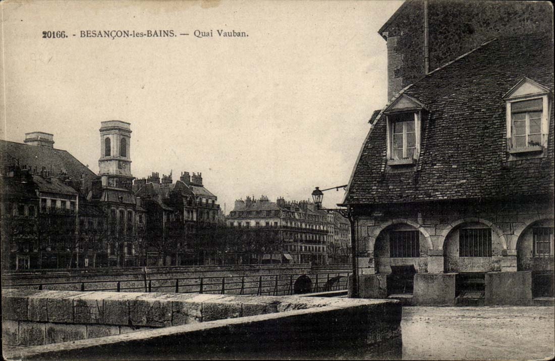 Besancon les Bains CPA Quai Vauban