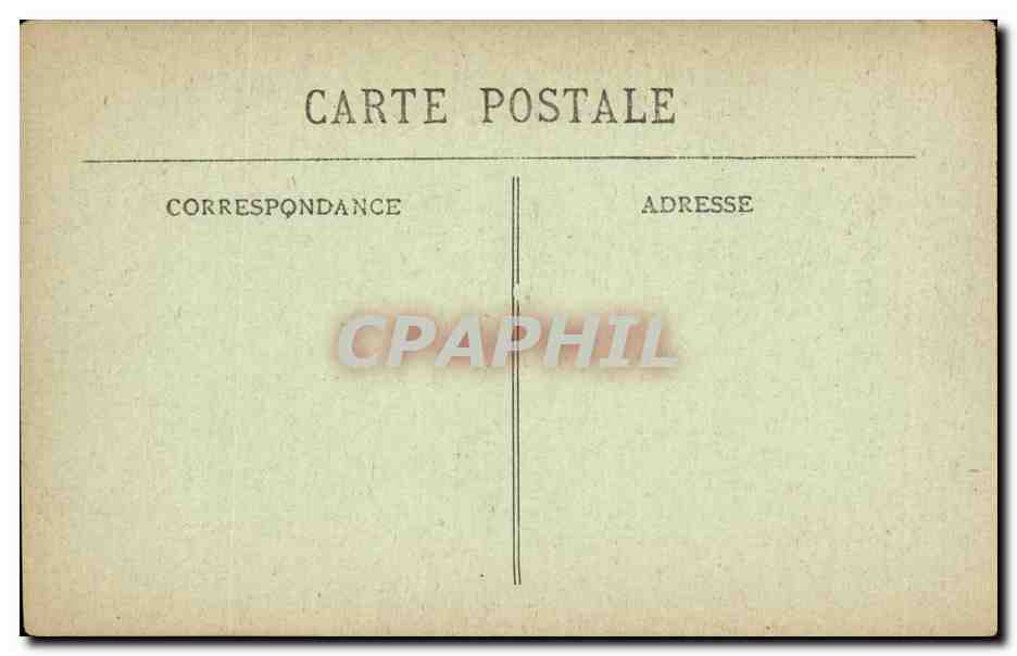 Lourdes CPA La premiere apparition — Verso