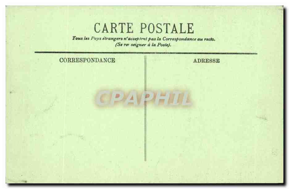 Lourdes CPA Le calvaire (1ere station) — Verso