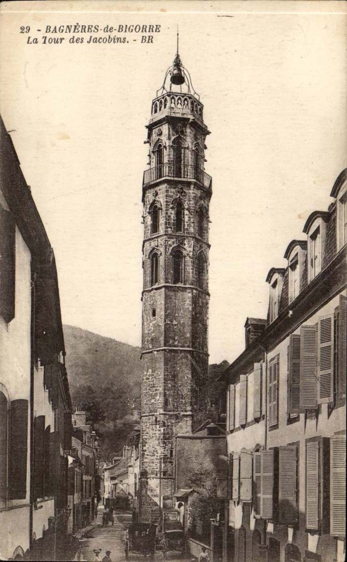 Bagneres de Bigorre CPA La tour des Jacobins