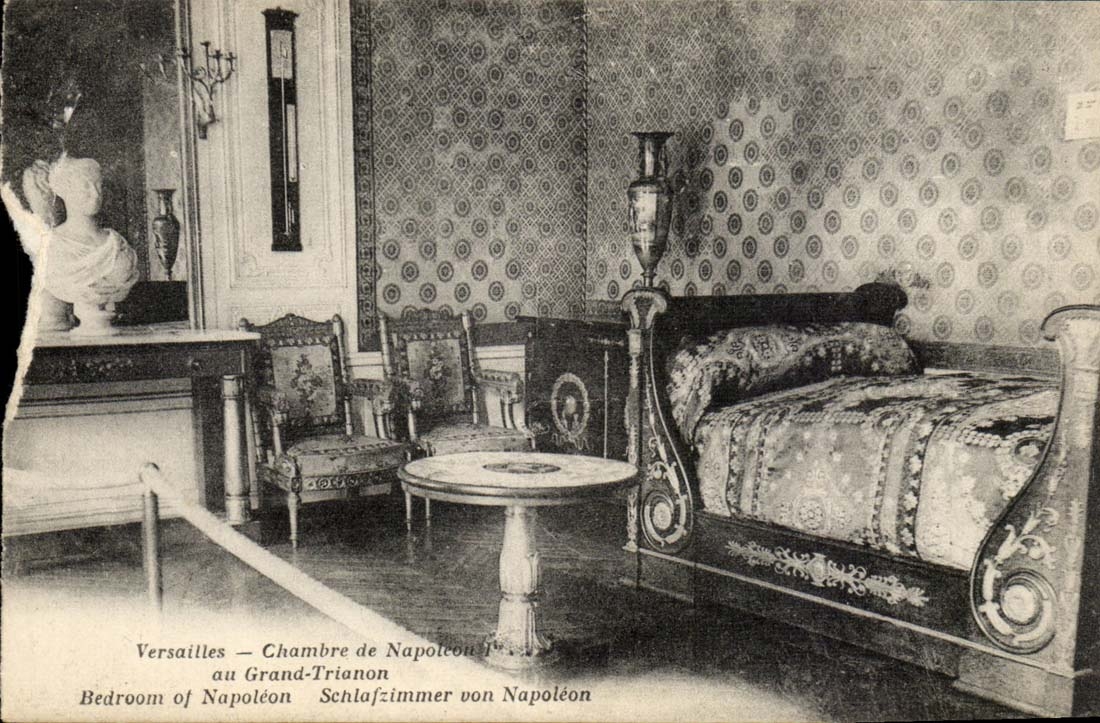 Versailles CPA Chambre de Napoleon 1er au grand TRianon 